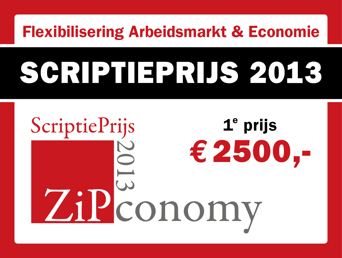 ZIPconomy Banner scriptieprijs 2013