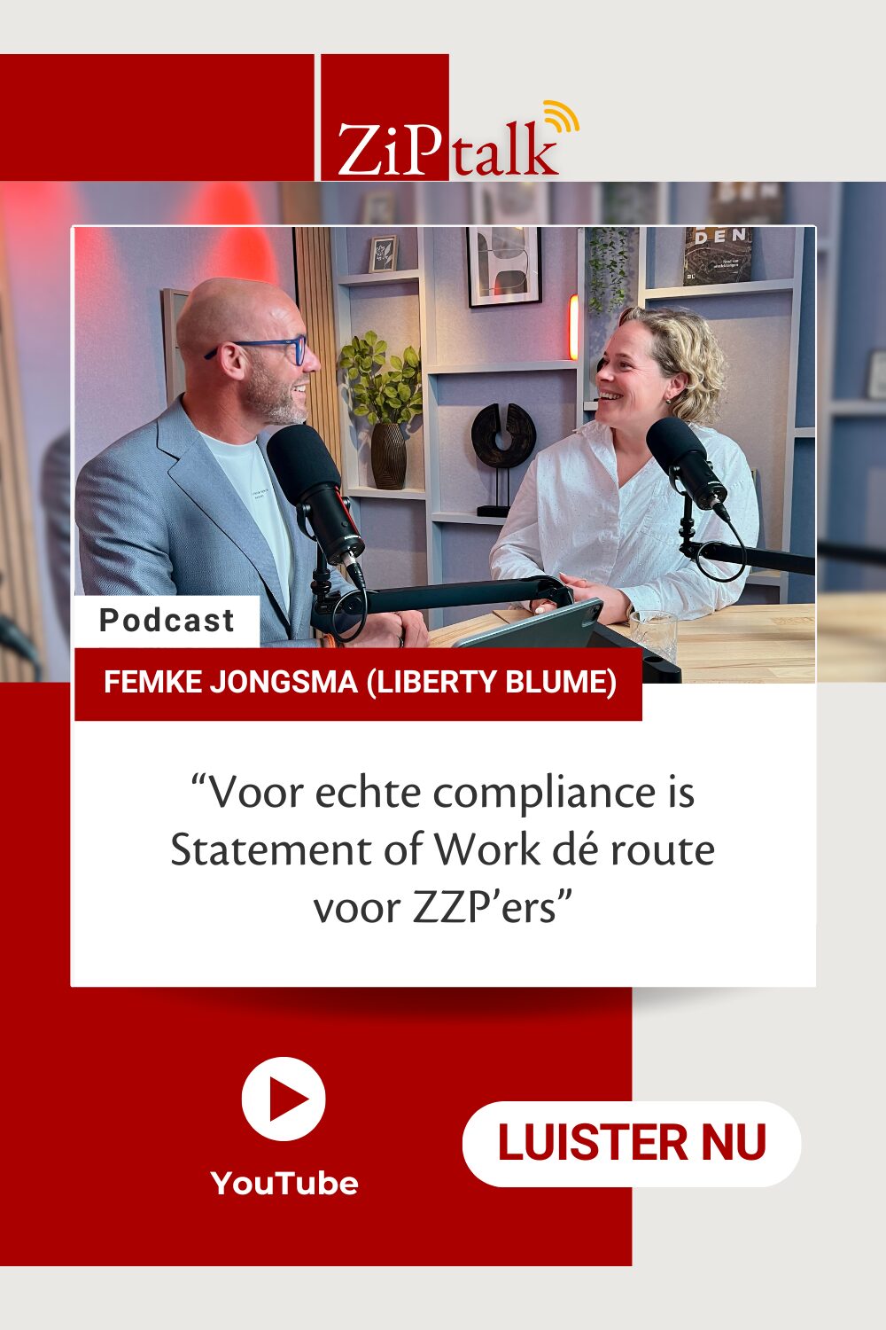 Banner van Podcast ZiPtalk