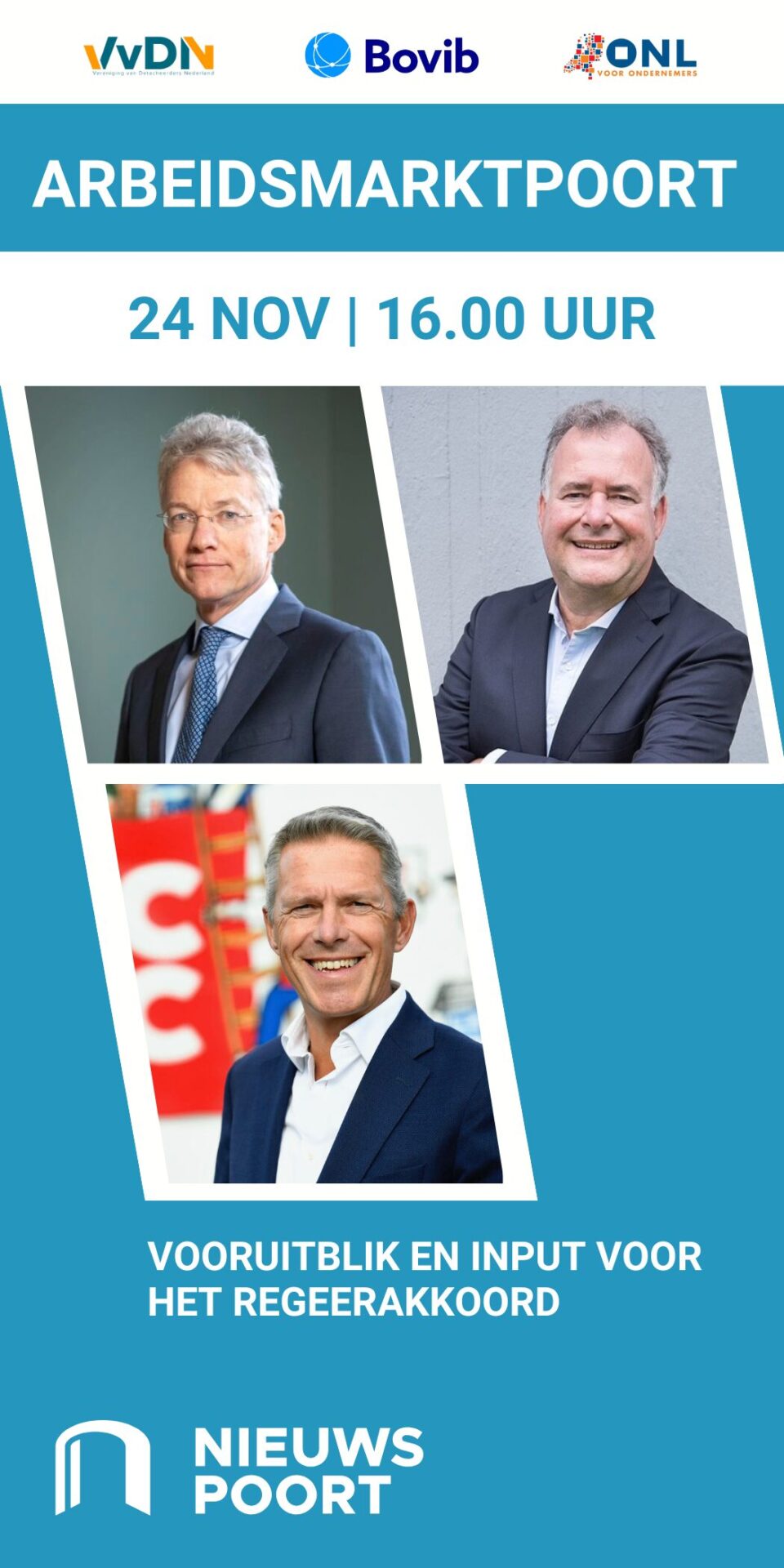 Banner van Arbeidsmarktpoort nov 2025