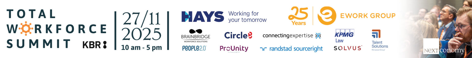 Banner van Total Workforce Summit 2025